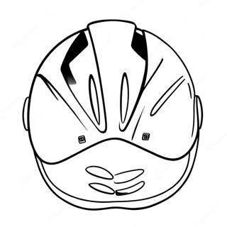 Colorful Bicycle Helmet Safety Coloring Page 71744-59282