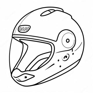 Colorful Bicycle Helmet Safety Coloring Page 71744-59283