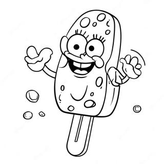 Spongebob Popsicle Coloring Page 71783-59310