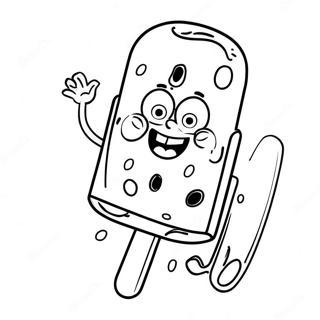 Spongebob Popsicle Coloring Page 71783-59311