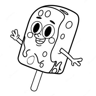 Spongebob Popsicle Coloring Page 71783-59312