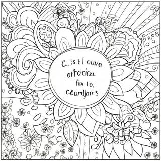 Positive Affirmations Coloring Page 71803-59326