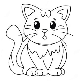 Splat The Cat Coloring Page 71823-59334