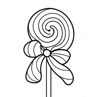 Colorful Swirl Lollipop Coloring Page 7185-5846