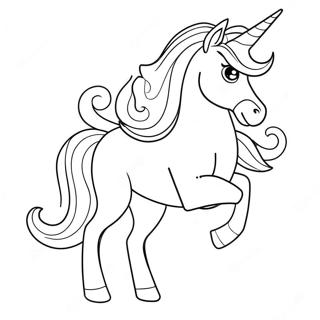 Unicorn Horse Coloring Page 71863-59375