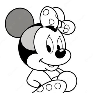 Minnie Bowtique Coloring Page 71873-59370