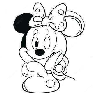 Minnie Bowtique Coloring Page 71873-59372