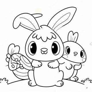 Cute Easter Among Us Characters Coloring Page 71904-59410