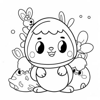 Cute Easter Among Us Characters Coloring Page 71904-59411