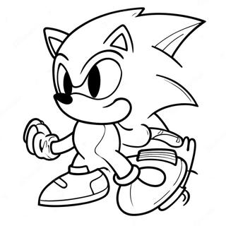 Fnf Sonic Coloring Page 71913-59414