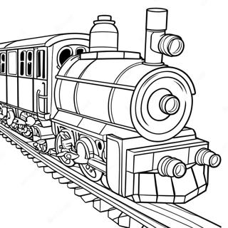 Lego Train Coloring Page 71923-59422