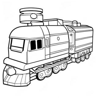 Lego Train Coloring Page 71923-59423