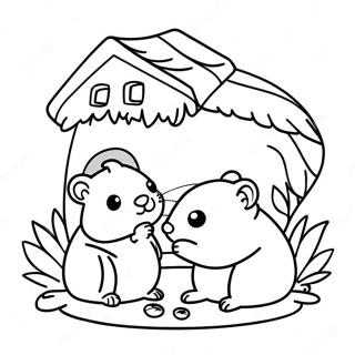 Hamster And Gretel Coloring Page 71933-59444