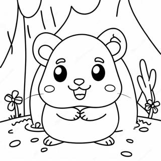 Hamster And Gretel Coloring Pages