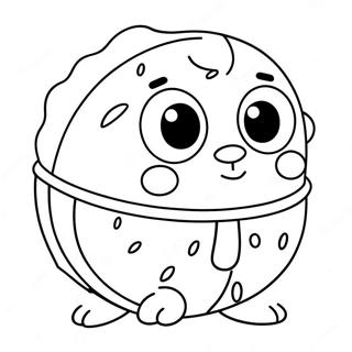 Roly Poly Character Coloring Page 71953-59446