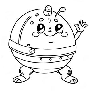 Roly Poly Character Coloring Page 71953-59447