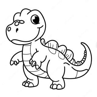 Gogo Dino Coloring Page 71963-59464