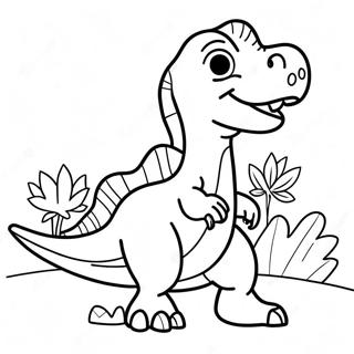 Gogo Dino Adventure Coloring Page 71964-59458