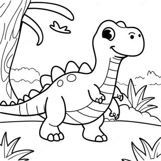 Gogo Dino Adventure Coloring Page 71964-59459