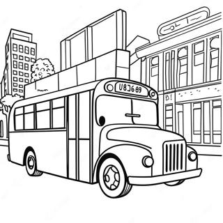 City Bus Coloring Page 71973-59455