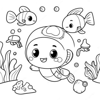 Vegimal Octonauts Coloring Pages