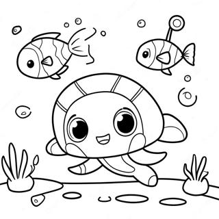 Cute Vegimal Octonauts Underwater Adventure Coloring Page 71984-59472