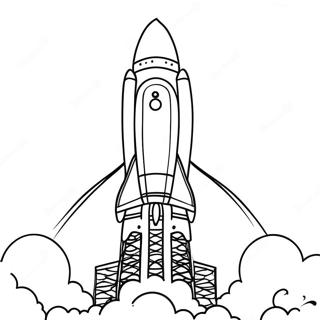 Falcon 9 Rocket Launching Coloring Page 71994-59480