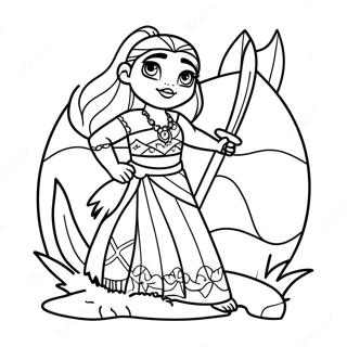 Moana Coloring Page 71-58