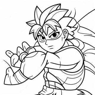 Beyblade Achilles In Battle Coloring Page 72034-59512