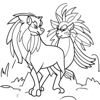 Zacian And Zamazenta Coloring Page 72043-59516