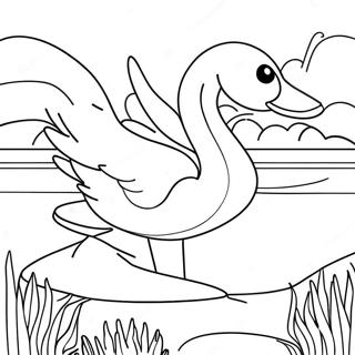 Swan Lake Coloring Page 72093-59559