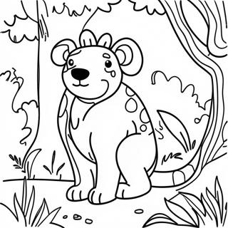 Animal Camouflage Coloring Page 72104-59563