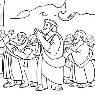 Acts 3 Miracle Healing Coloring Page 72133-59579