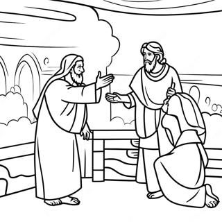 Acts 3 Miracle Healing Coloring Page 72133-59580