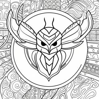 Charlotte Hornets Logo Coloring Page 72144-59600