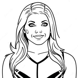 Alexa Bliss Wwe Coloring Page 72174-59610