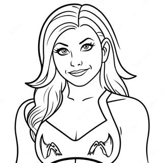 Alexa Bliss Wwe Coloring Page 72174-59611