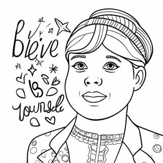 Believe In Yourself Coloring Page 72204-59639