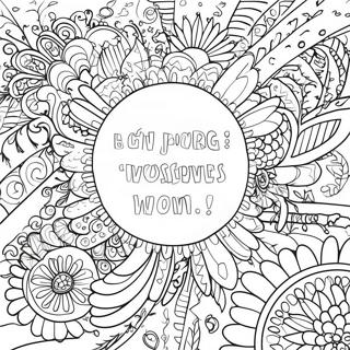 Believe In Yourself Coloring Pages