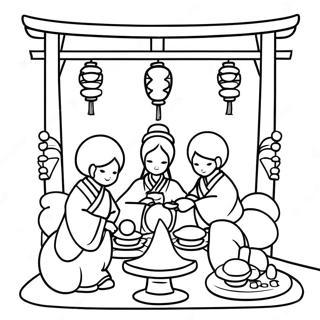 Hinamatsuri Festival Coloring Page 72214-59643