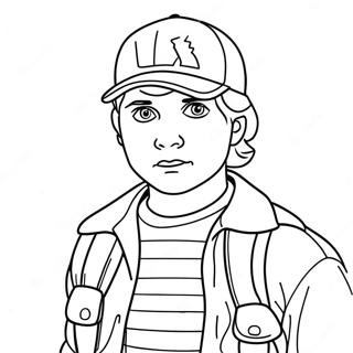 Stranger Things Steve Coloring Page 72234-59659