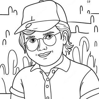 Stranger Things Steve Coloring Page 72234-59660