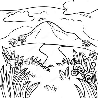 Grassland Coloring Pages