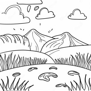 Grassland Coloring Page 72244-59672