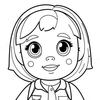 Adventurous Abby Hatcher Coloring Page 7225-5878