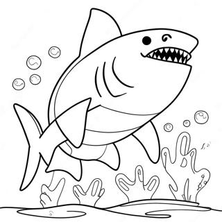 King Shark Coloring Pages