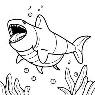 King Shark Coloring Page 72274-59691