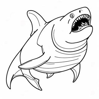 King Shark Coloring Page 72274-59692