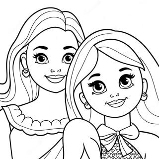 Barbie And Her Sisters Coloring Pages