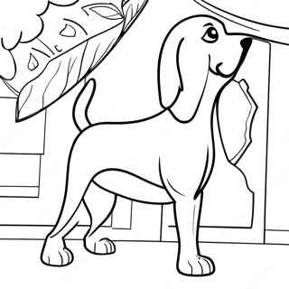 Bloodhound Coloring Page 72314-59722